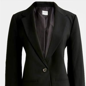 Like new J Crew one button black blazer
